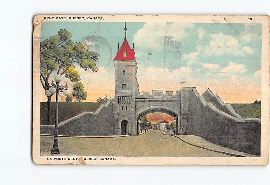 Postcard Kent Gate Quebec Canada