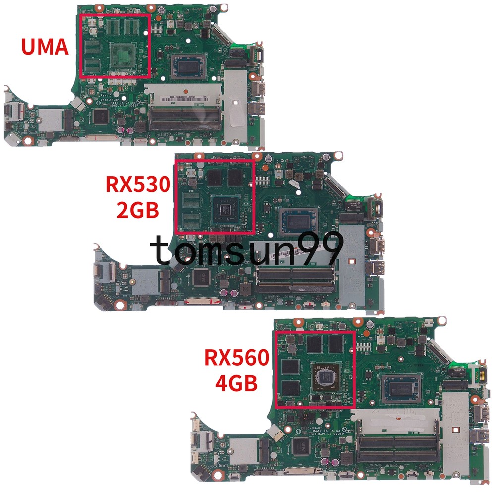 Acer Aspire A315-41 AN515-42 Ryzen 7-2700U Motherboard LA-G021P NB.GY911.004-image