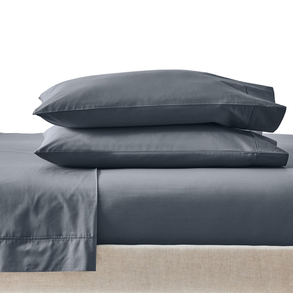 Better Homes & Gardens Cool & Crisp 4-Piece 300 Thread Count Gray Flannel
