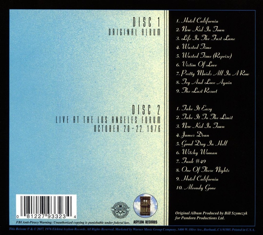 Eagles Hotel California [40Th Anniversary Expanded Edition] [2 Cd] New Cd