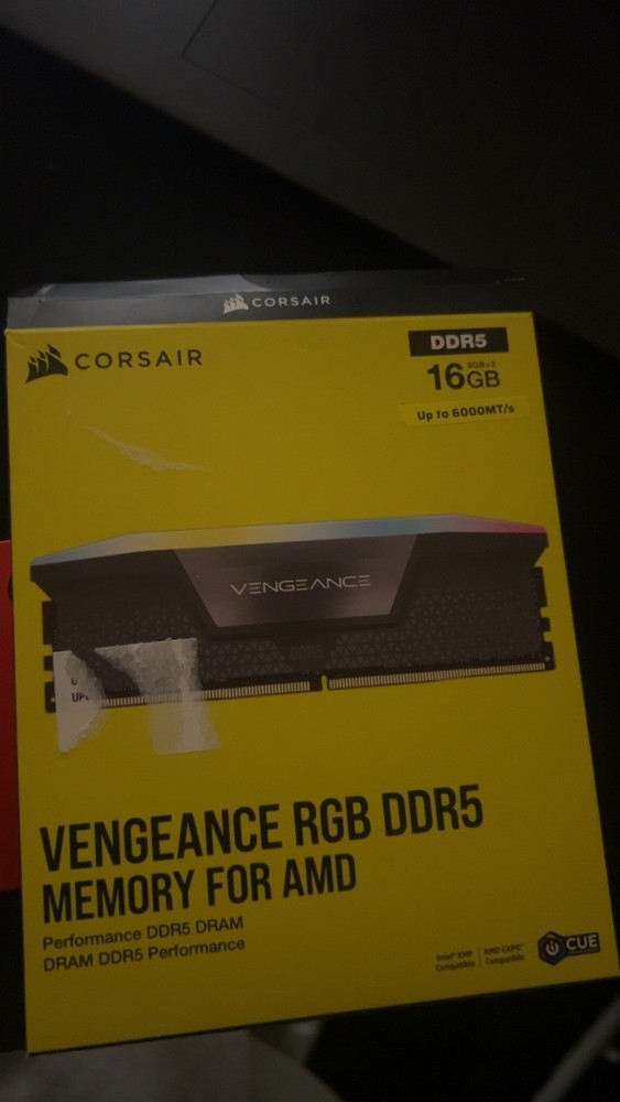 Corsair Vengeance RGB DDR5 16GB 6000MHz