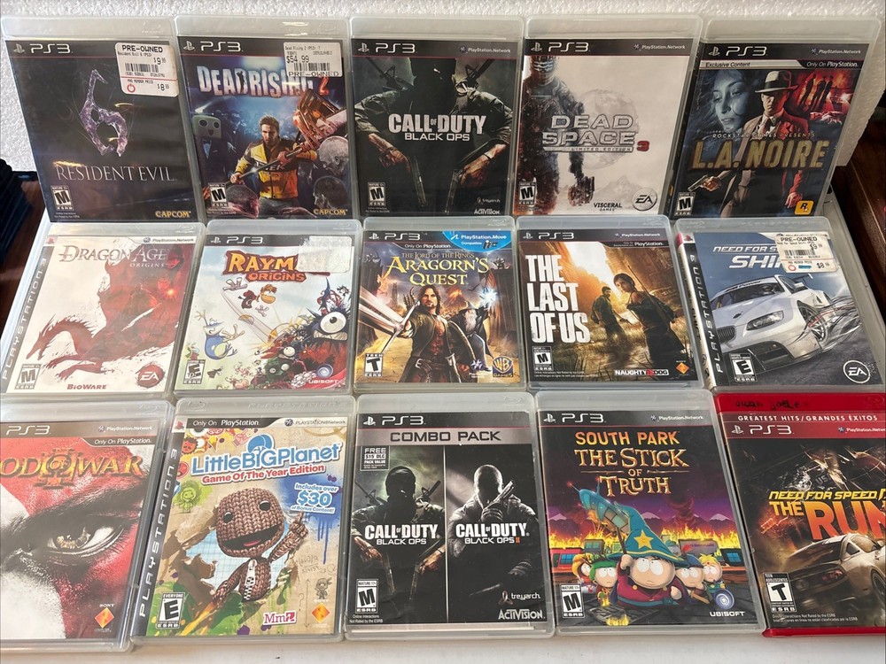 PS3 PlayStation 3 Game Lot 15 games All Complete