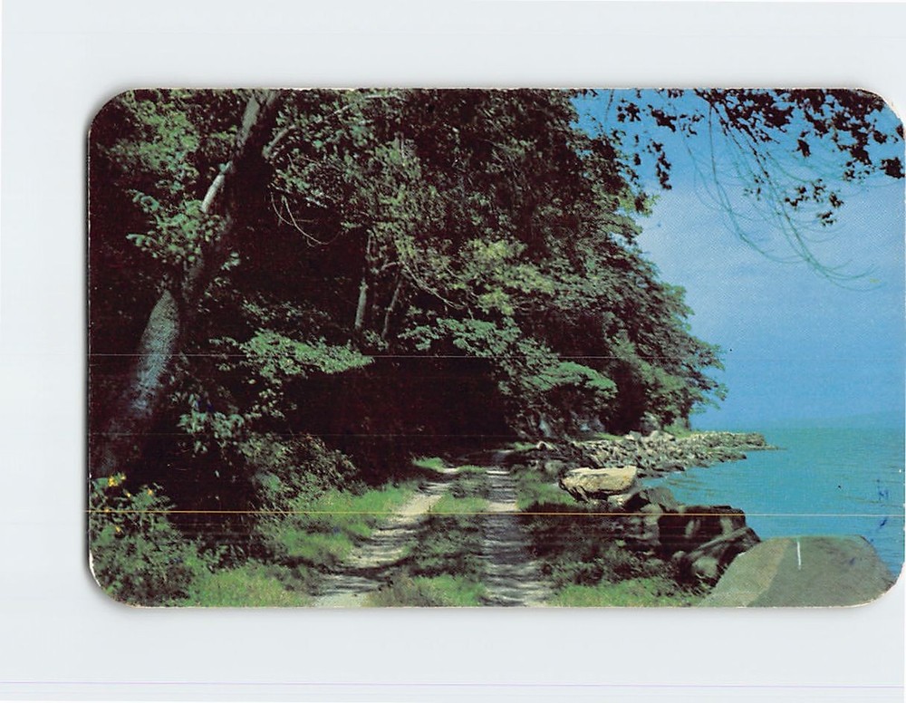 Postcard Trail along the Hudson River Palisades Interstate Park New Jersey USA