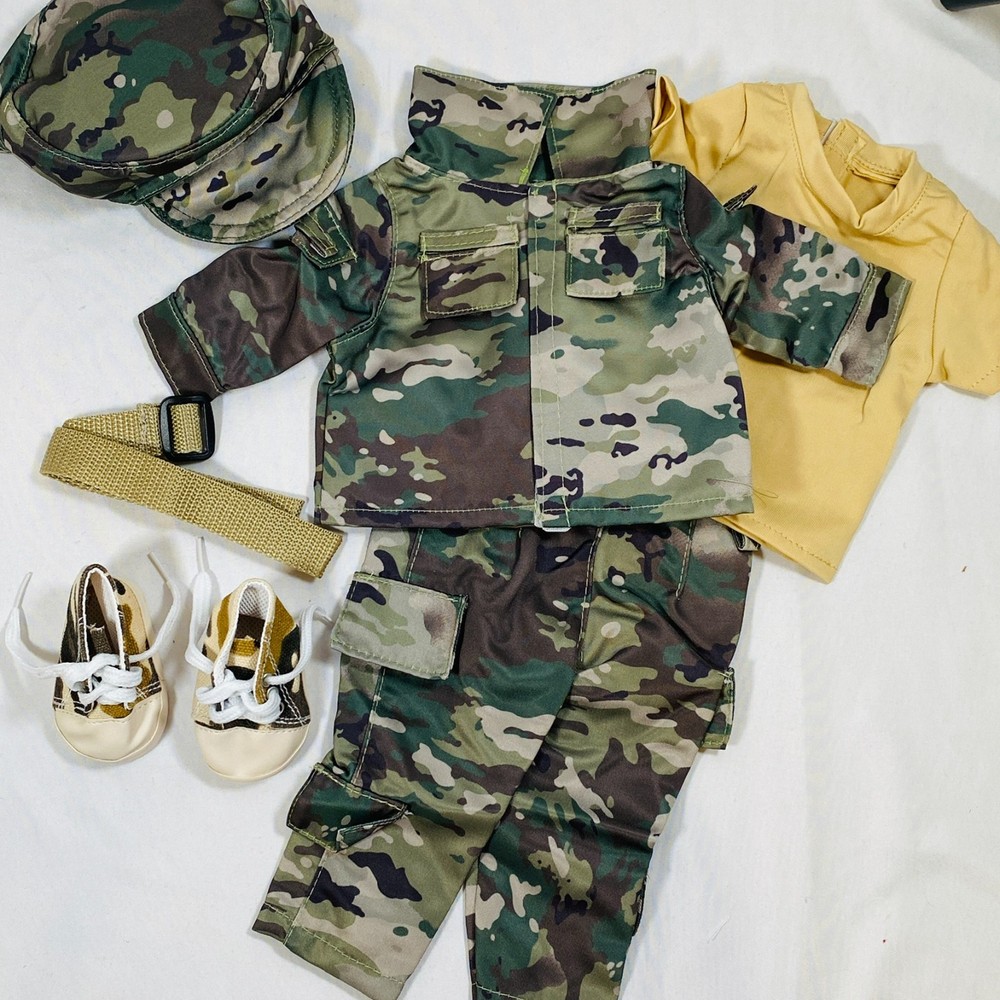Military Camo Soldier Complete Outfit for 18