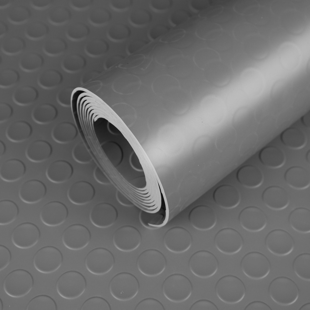 Textured Garage Flooring Roll PVC Slip Resistant Stain Resistant Waterproof Mat