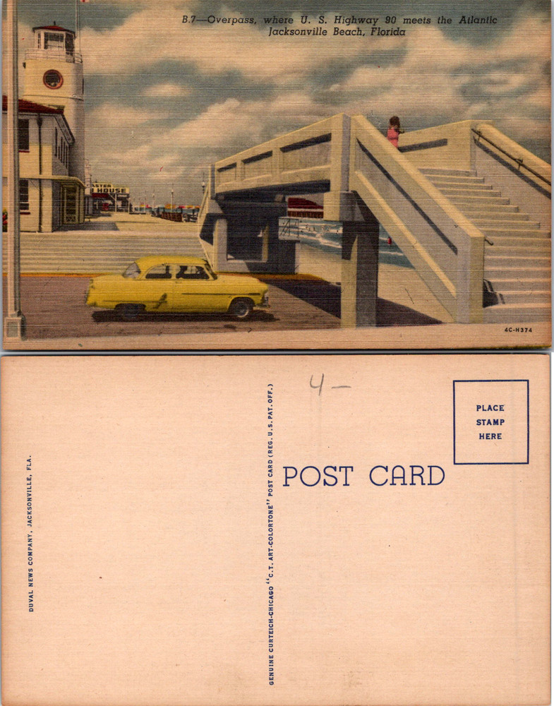 Old Vintage Postcard