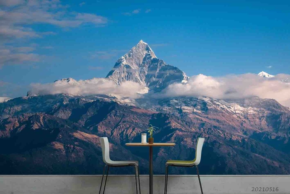 3D Sky Mountain Landscape Wall Murals Wallpaper Murals Wall Sticker