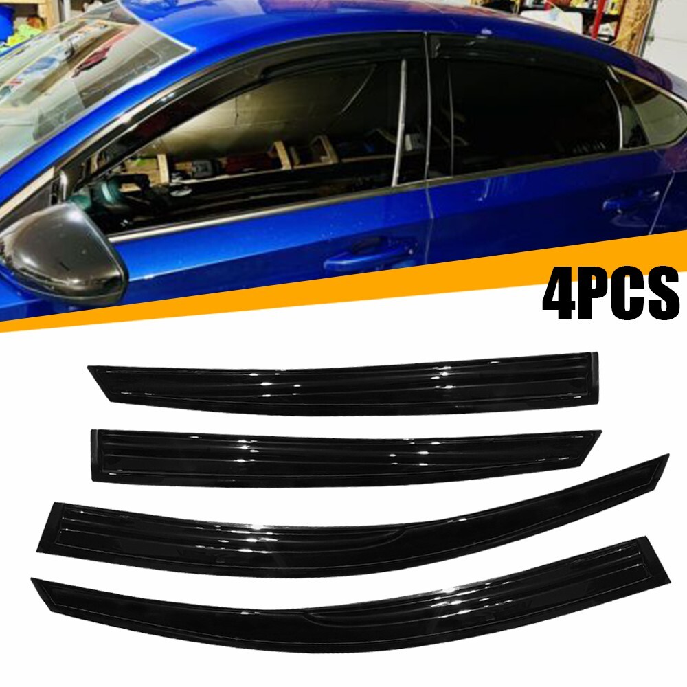 Custom-Fit 18-22 Honda Accord Sedan Acrylic Mug Style Window Rain & Sun Guards  
