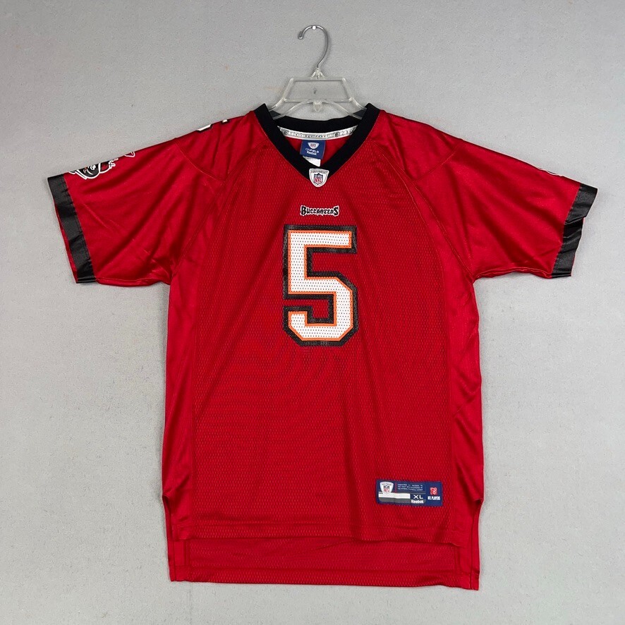 Tampa Bay Buccaneers Jersey Youth XL NFL Football Reebok On Field Josh Freeman