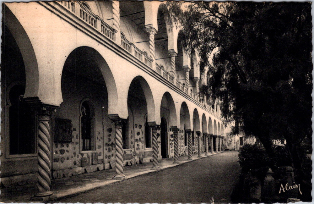 Vintage Postcard Carthage Tunisia Lavigerie Museum Historic Entrance