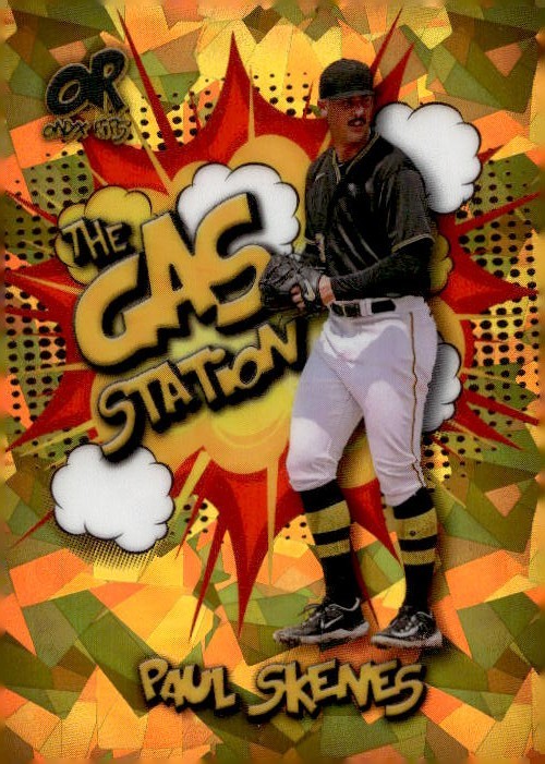 2025 Onyx Rips Nickname Comic Orange Ice 37/50 Paul Skenes (The Gas Station)
