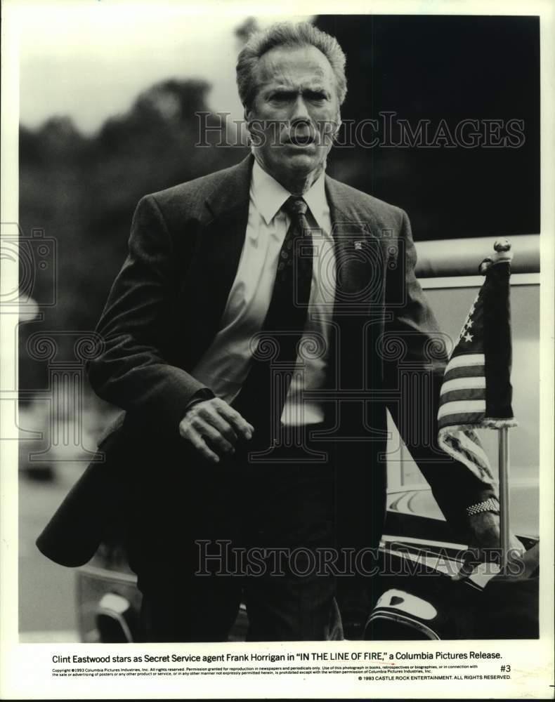 1993 Press Photo Actor Clint Eastwood stars in the film 