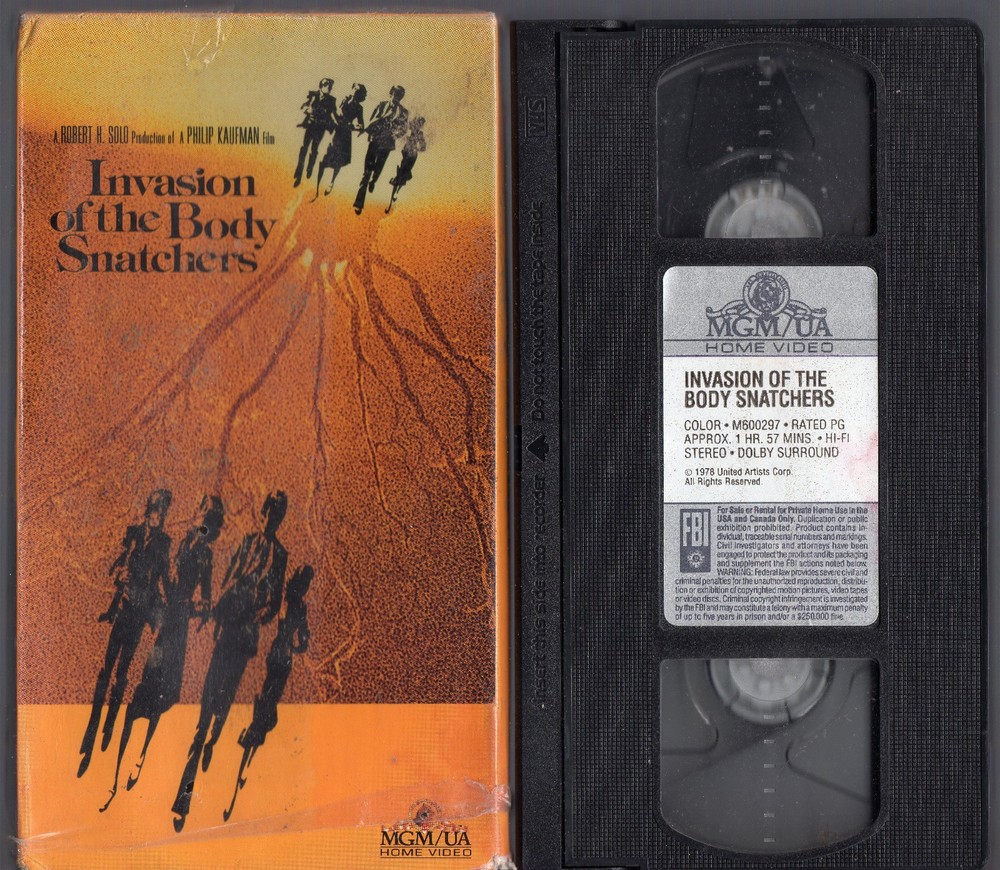 Invasion Of The Body Snatchers (1988) - VHS | MGM | Used | Donald Sutherland