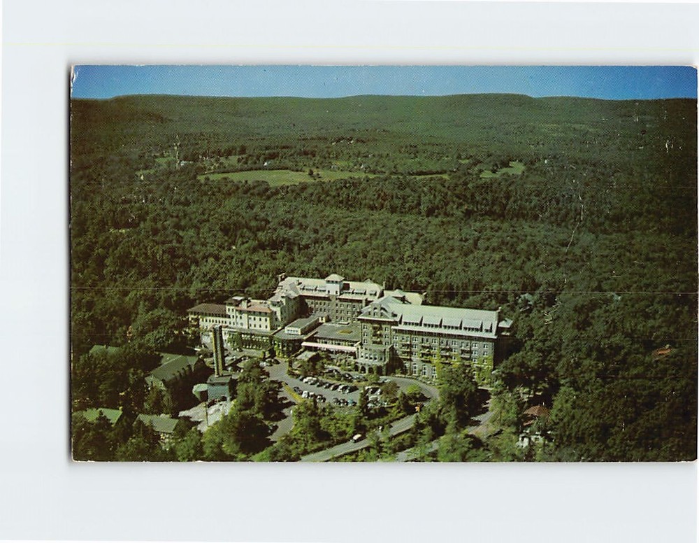 Postcard Aerial View The Inn Buck Hill Falls Pennsylvania USA