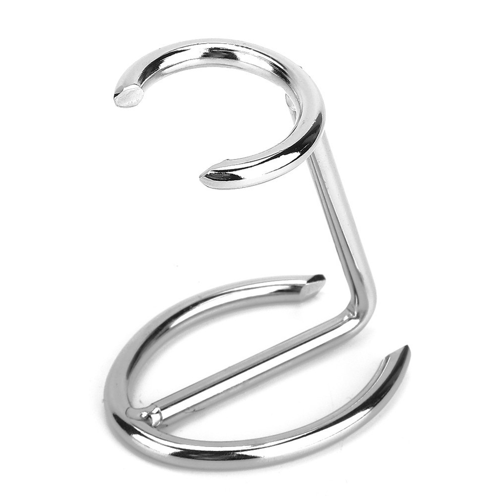 Men Shaving Brush Stainless Steel Stand Holder For Salon Home Travel U FAD
