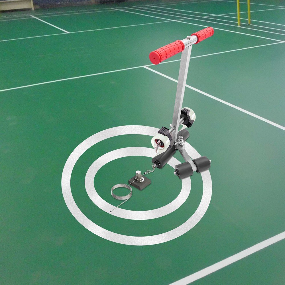 Portable Manual Court Tape Machine Floor Line Marking Tool for Sports Grounds