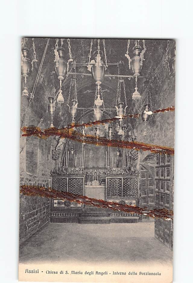 Postcard Chiesa di S. Maria degli Angeli Interno della Porziuncola Assisi Italy