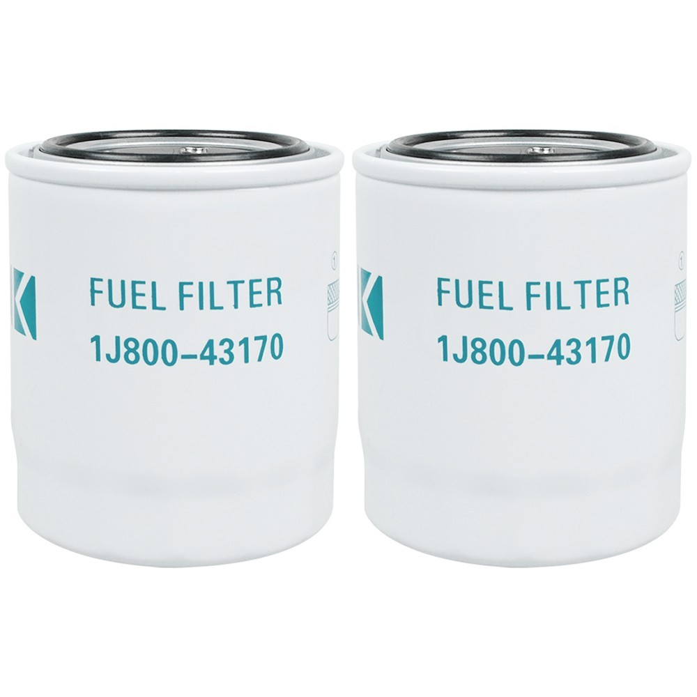 2PCS Fuel Filter 1J800-43170 For Kubota KX040-4 L3301DT L3560DT M7060HD MX4800