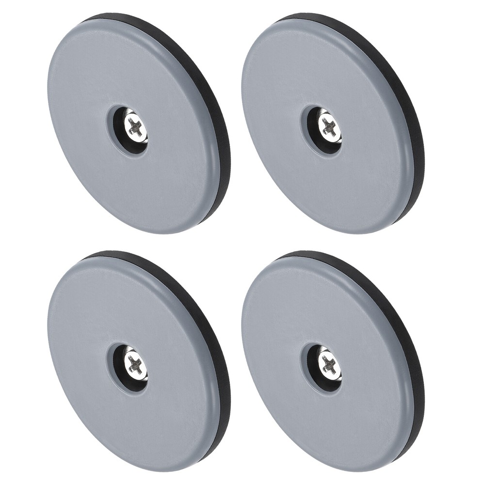 Screw on Furniture Sliders (50mm/1.97in) 4Pcs, Round Chair Glides Slider