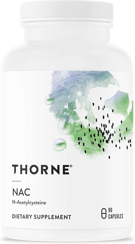 Thorne NAC N-Acetylcysteine Liver Support 90ct - Exp 04/2027