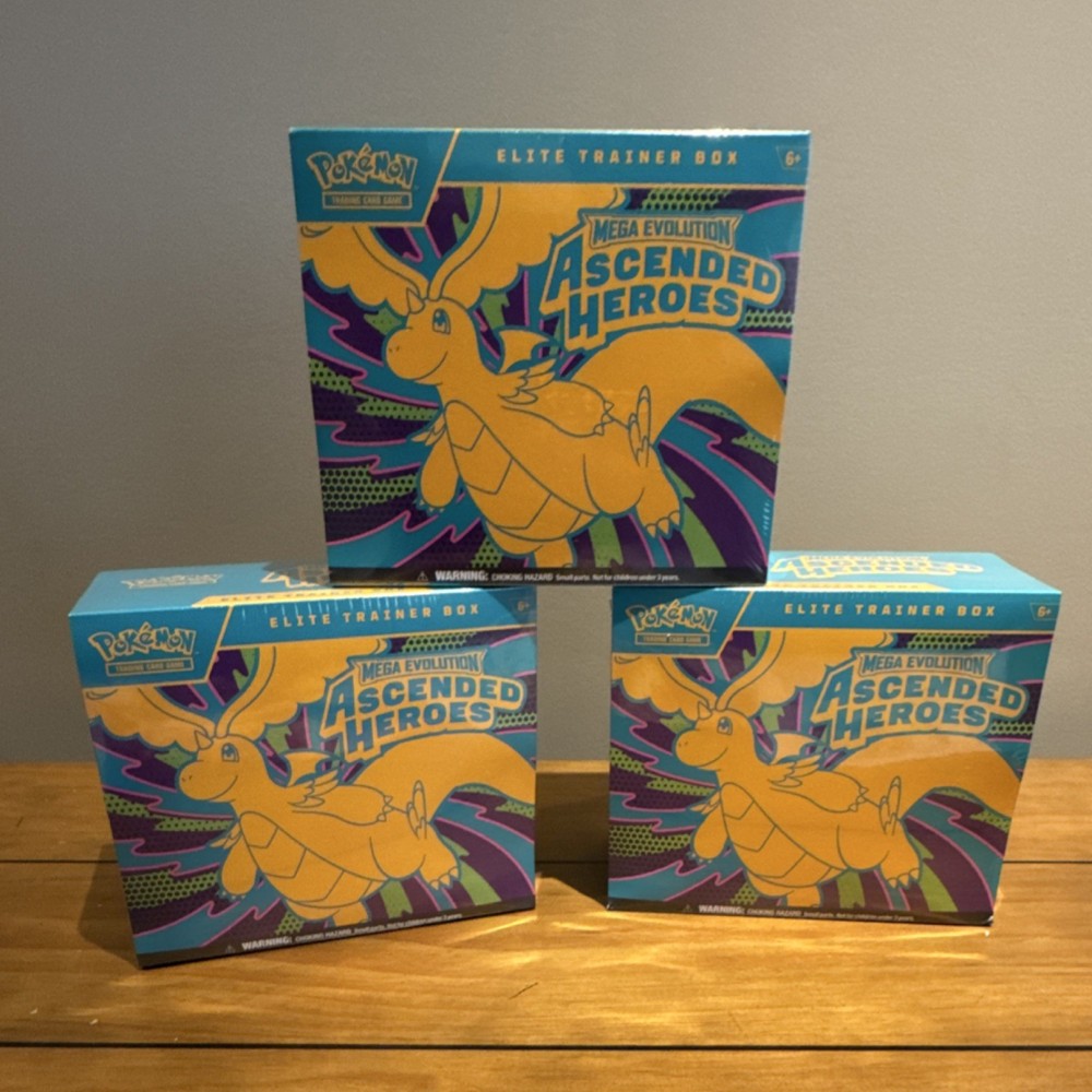 Super Sale!! ETB- Pokémon TCG - Mega Evolution Ascended Heroes Elite Trainer Box