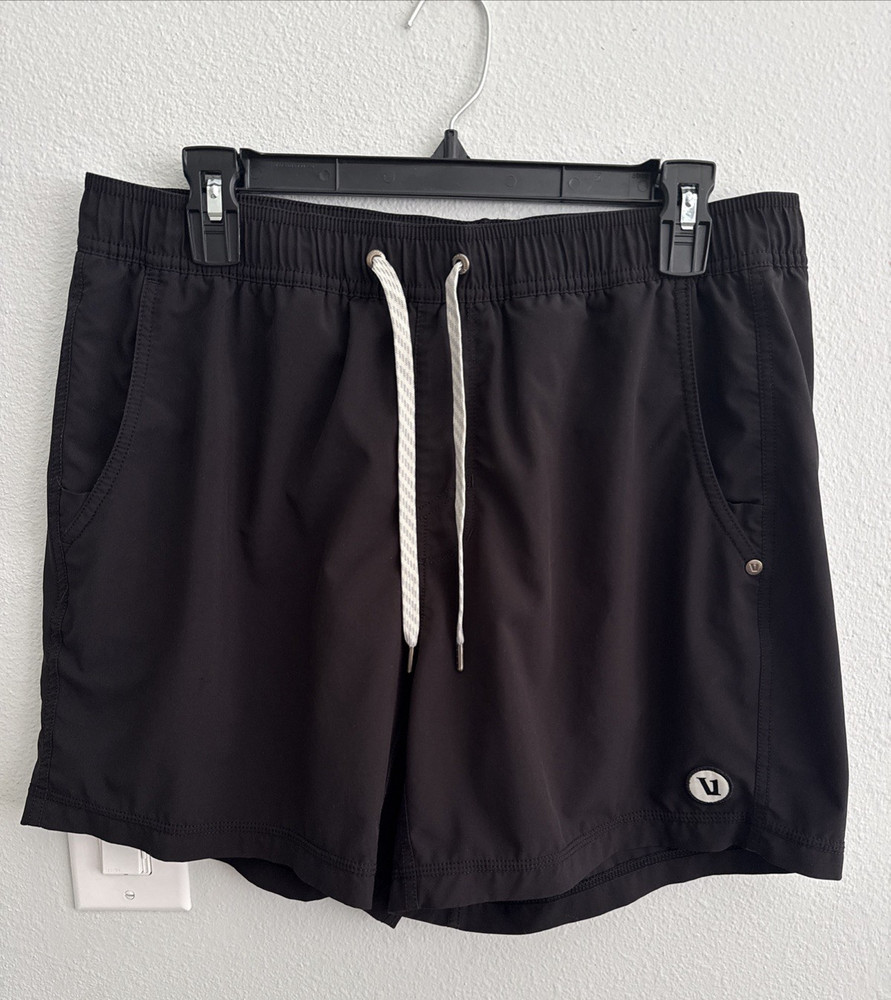 VUORI Kore Shorts Mens L Black Lined 5