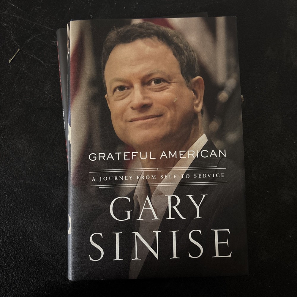Gary Sinise Signed Autographed Hardcover Book Grateful American  COA