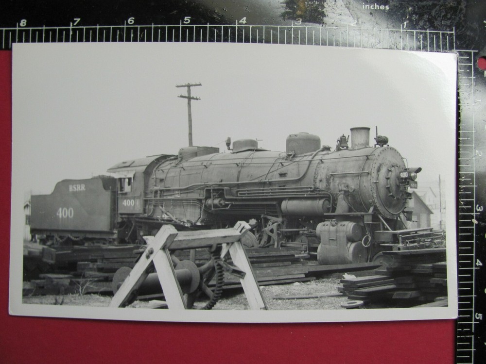 PHOTO of BIRMINGHAM SOUTHERN RAILROAD 2-8-2 LOCOMOTIVE #400 ALABAMA RR HISTORY