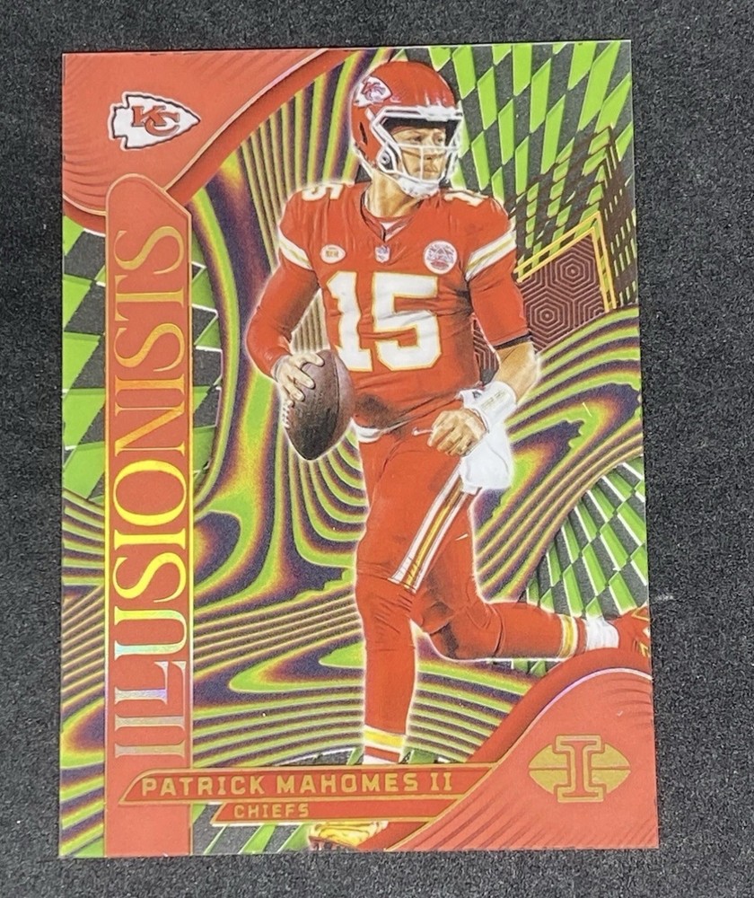 Patrick Mahomes II 2024 Panini Illusions #12 Illusionists Red #/199 KC Chiefs