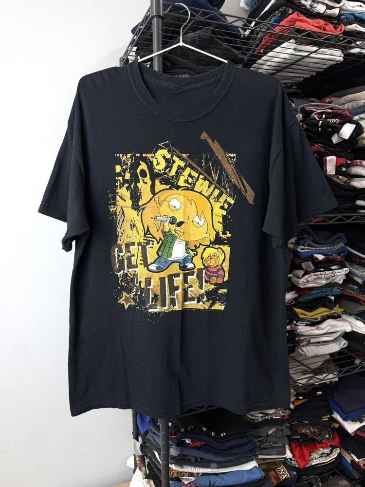 Family Guy Get Life Gift For Fan y2k 2013 T-shirt Size S to 5XL BA583