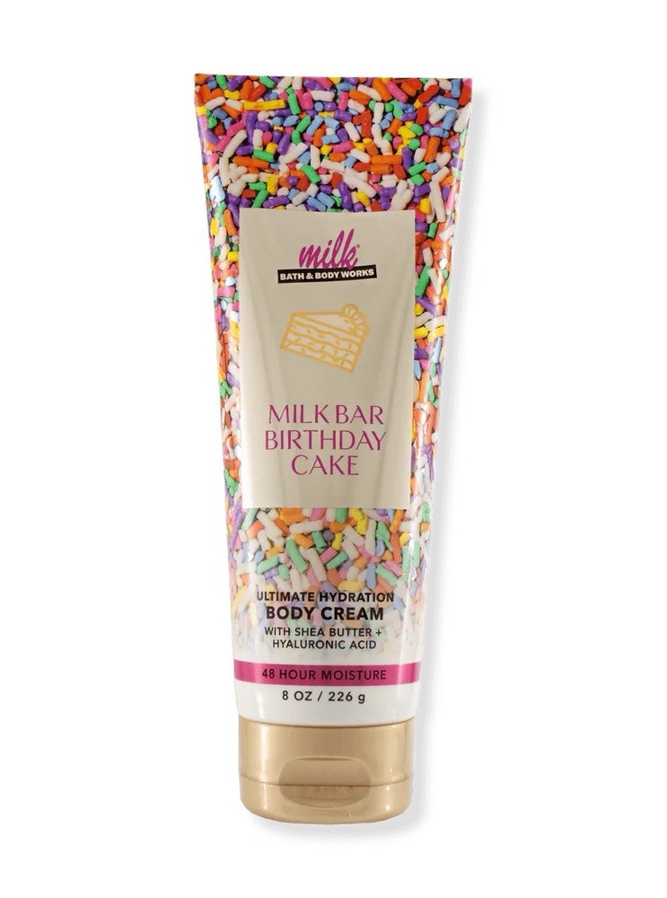 MILKBAR bath and body works BURTHDAY CAKE BODY CREAM