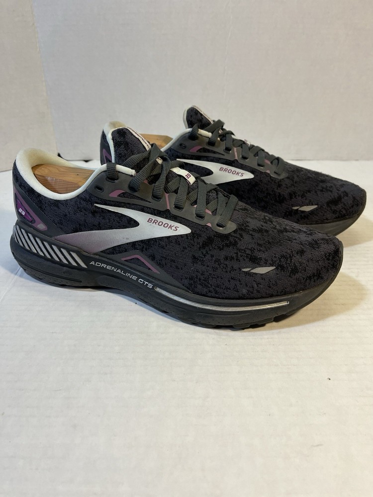 Brooks Adrenaline GTS 23 Women’s Size 11 Black Light Blue W Style 1203811B072