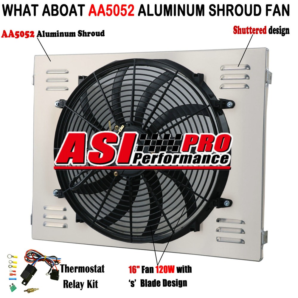 Aluminum Shroud Fan Relay for 1970-1979 1976 Dodge D/W 100 150 200 300 5.2L 5.9L