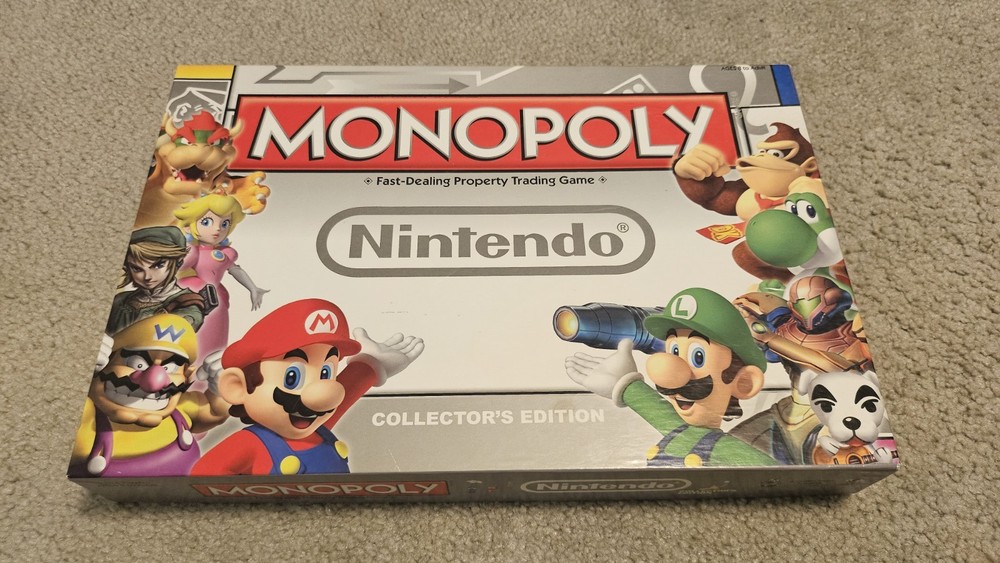 Monopoly Nintendo Collector's Edition Board Game Complete Set