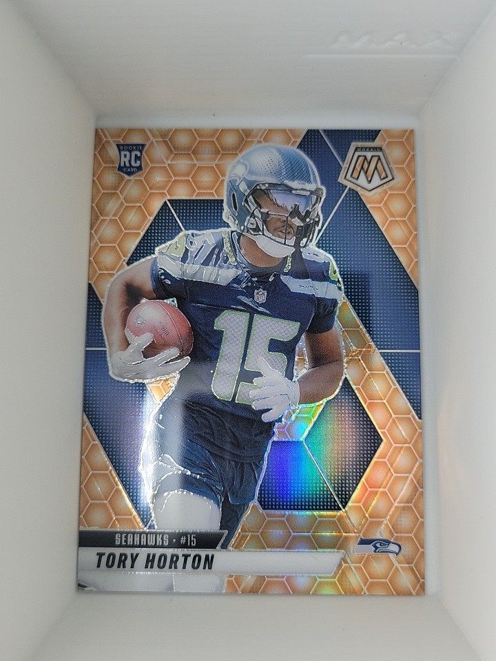 2025 Panini Mosaic - Rookies Tory Horton #396 Honeycomb Prizm (RC)