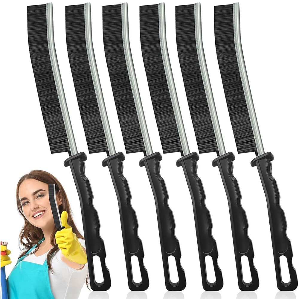 6pcs Hard Bristle Crevice Cleaning Brushthin Gap Cleaning Brush Small Cleaning B