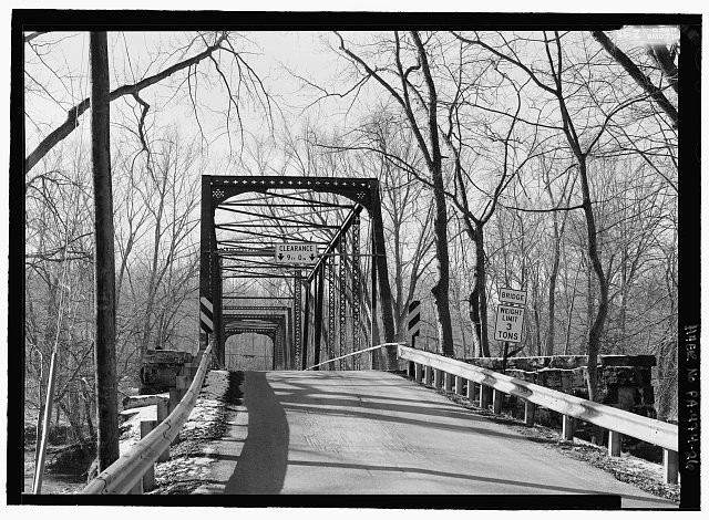 26. North portal with approach road. - Coverts Crossing Bridge, Spanning