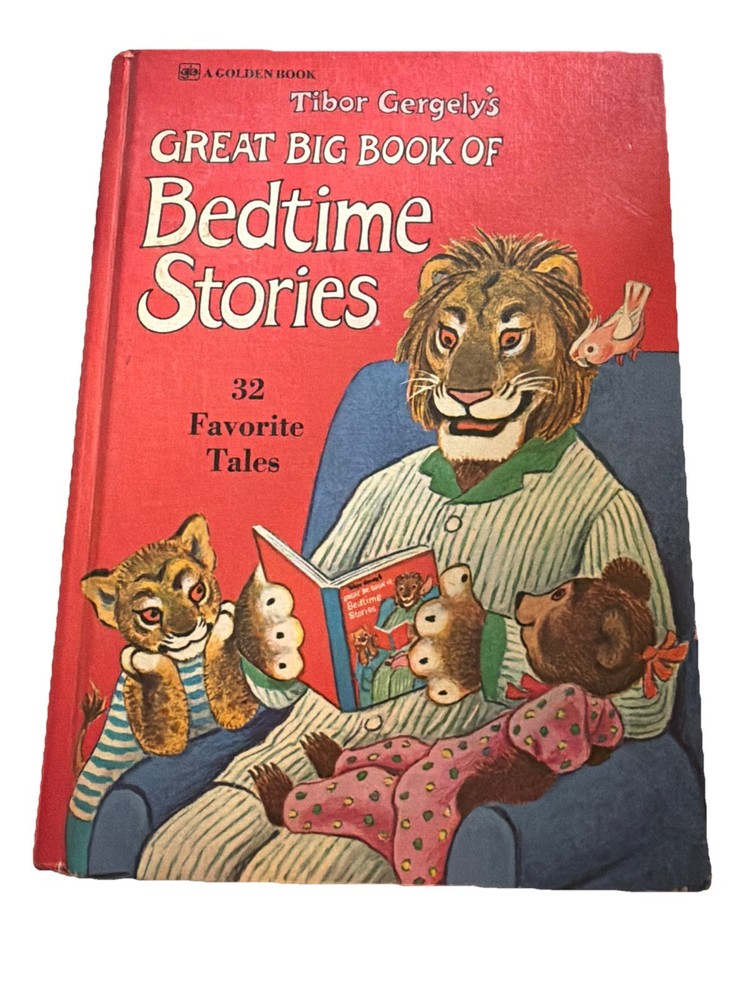 Tibor Gergely’s Great Big Book of Bedtime Stories 1967 Golden Books Vintage HC