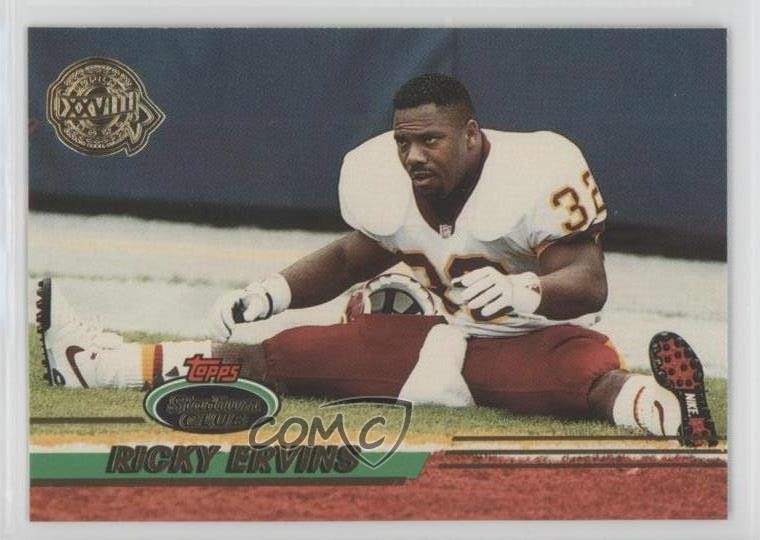 1993 Topps Stadium Club Super Teams Redeemed Bowl XXVIII Ricky Ervins #194 uk2Fulfilled by COMC - World’s largest consignment service
