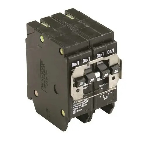 Eaton BQ220230 Circuit Breaker with 4 -Pole, 120240 V Black Free Ship