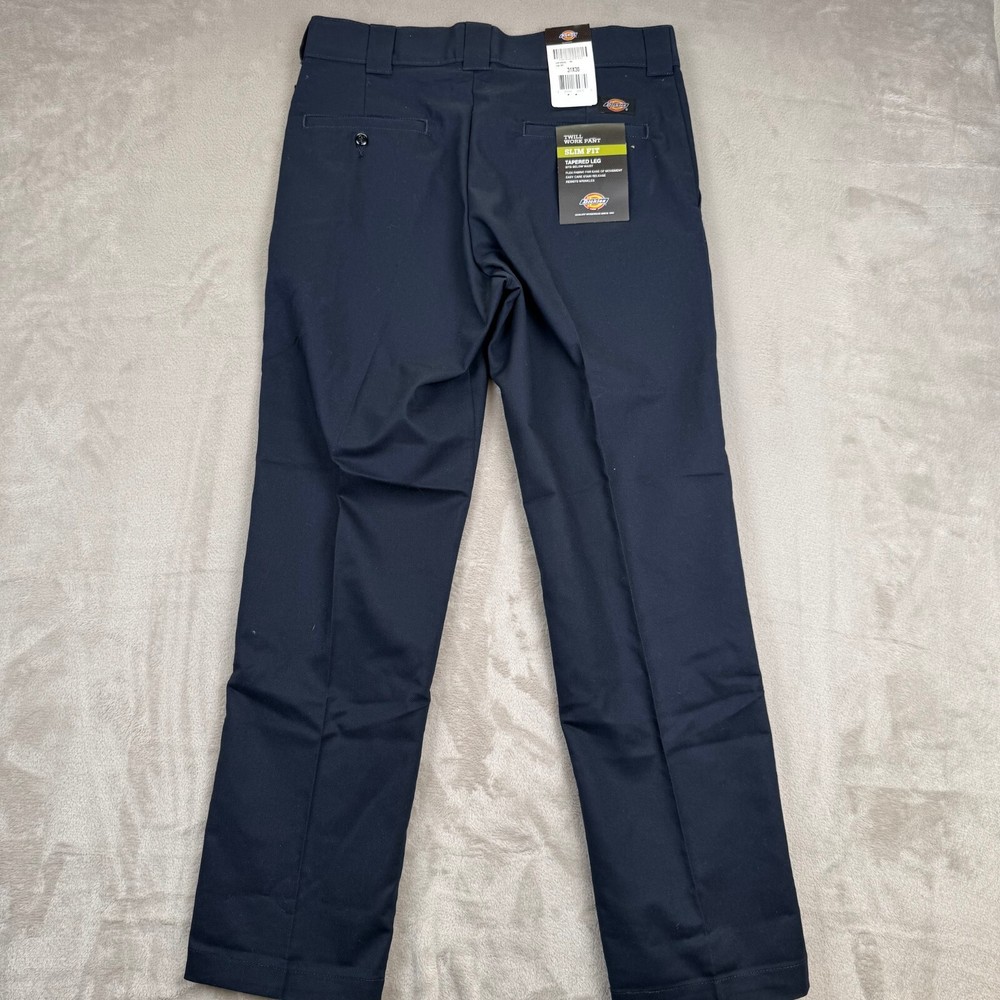 Dickies Flex Slim Fit Tapered Work Pants 33x29 31x30 Blue New With Tags