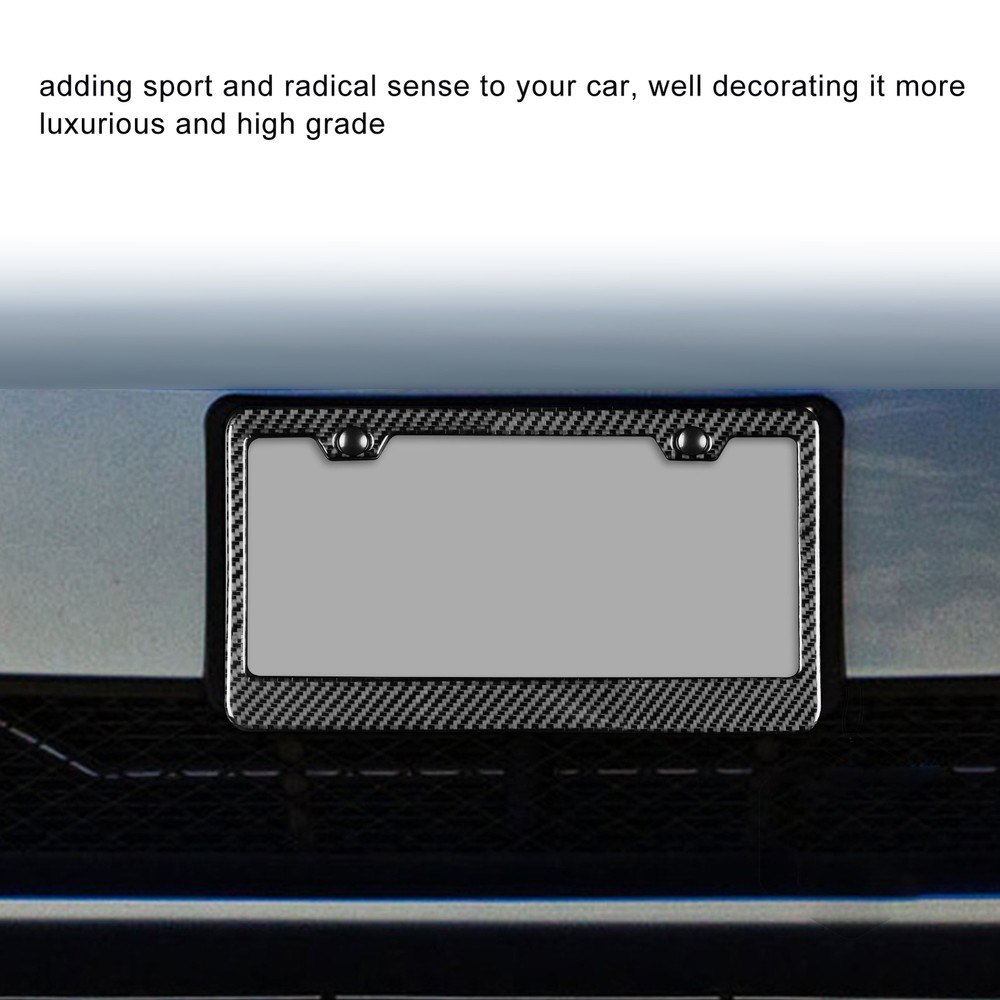 Carbon Fiber License Plate Frame Holder for Mercedes C-Class W205