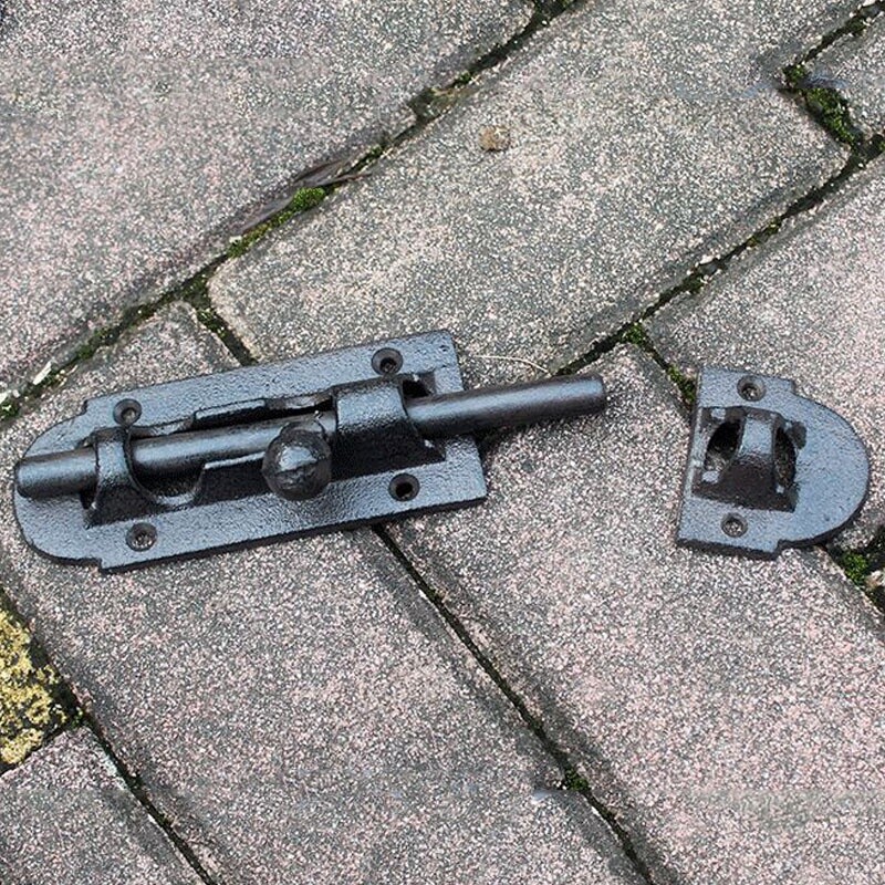 Cast Iron Barrel Bolt Door Lock Garden Cupboard Sliding Tower Latch Catch Parts