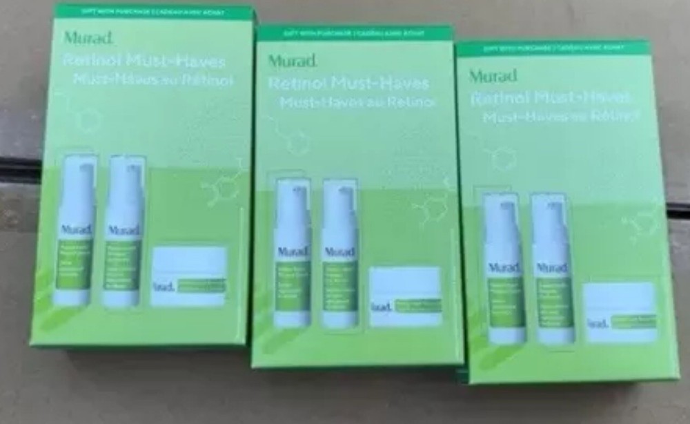 Murad Retinol To Go 3 Piece Set: 0.25 oz + 0.17 oz 3-Pack