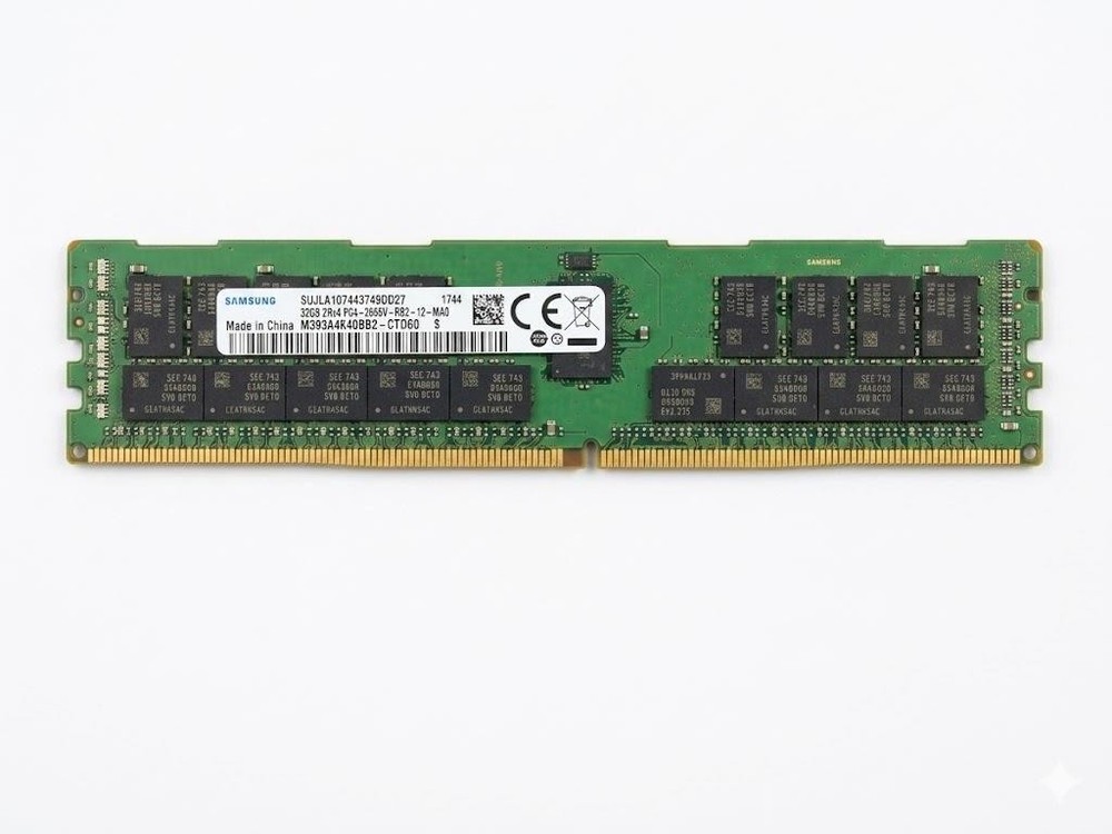 Samsung M393A4K40BB2-CTD7Q DDR4 SDRAM 32GB (1x32GB) RDIMM Server Memory 2666MHz