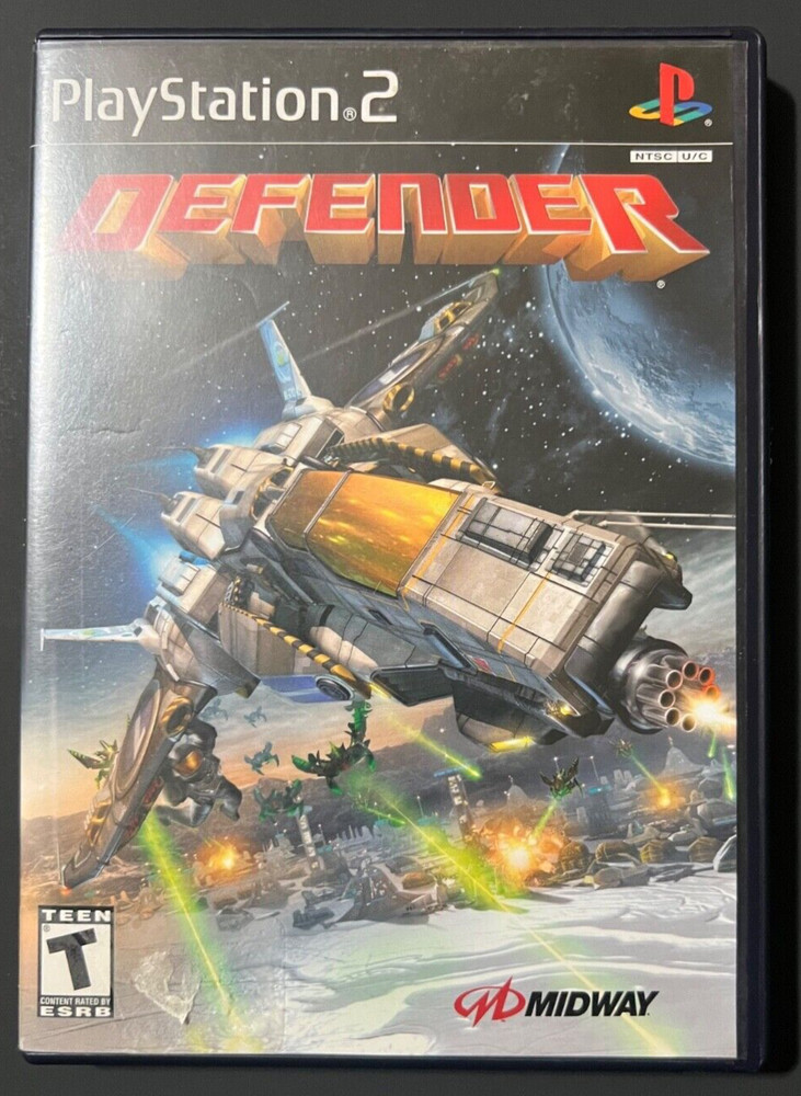 Defender (Sony PlayStation 2, 2002) CIB **FREE SHIPPING**