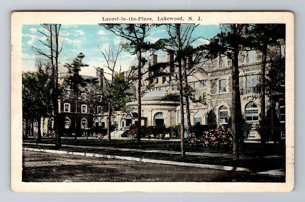 Lakewood NJ-New Jersey, Laurel In The Pines, Antique, Vintage c1922 Postcard