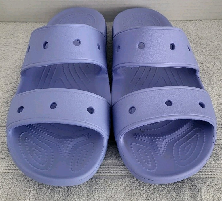 Iconic Croc Comfort Lavender Sandals/ Slides Men's size 10-Women's Size 12