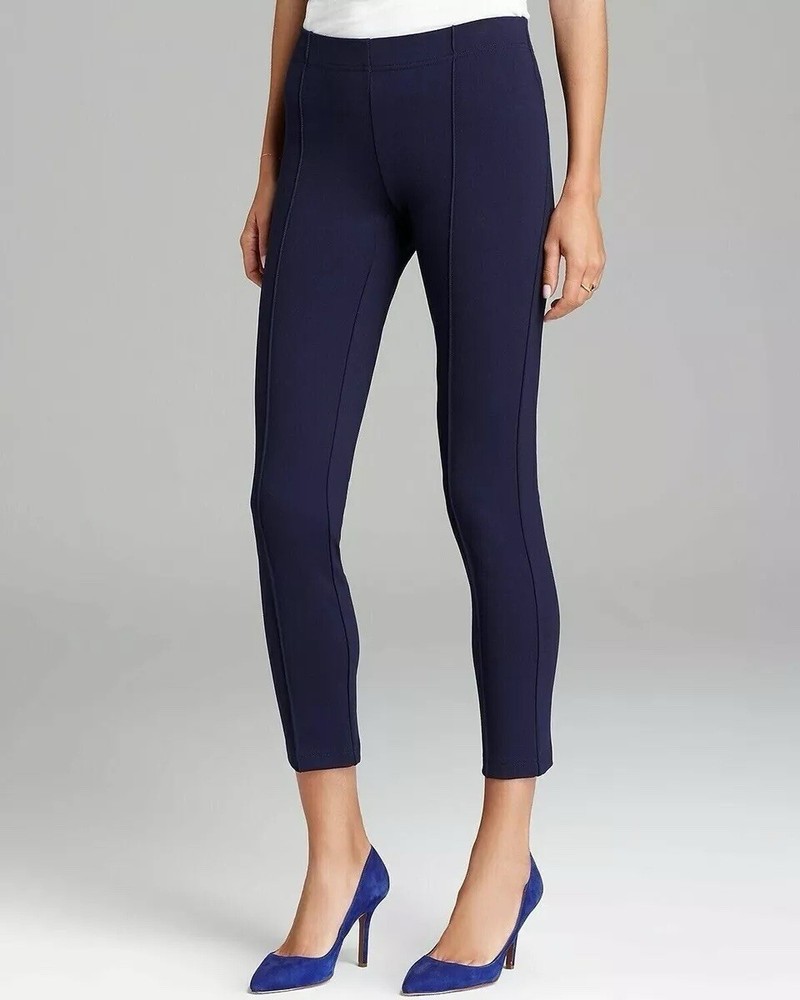 Lilly Pulitzer Stretch Travel Pants Midnight Navy Pull On Women’s Size Medium