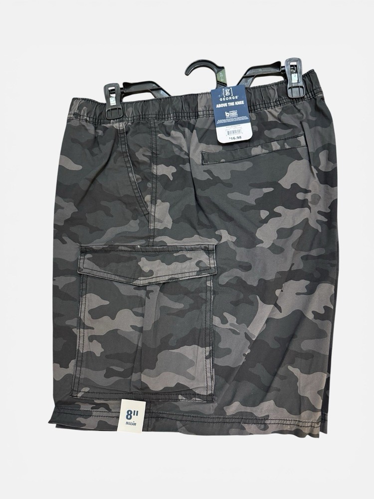George Men's Camouflage Cargo Shorts XL 8
